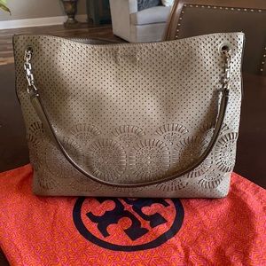 Tory Burch Zoey French Perforated Leather bag